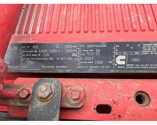 CUMMINS ISX15 Engine Assembly