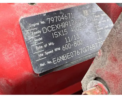 CUMMINS ISX15 Engine Assembly