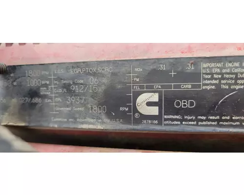 CUMMINS ISX15 Engine Assembly