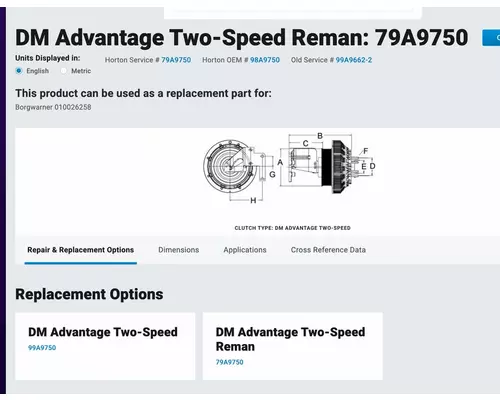 CUMMINS ISX15 Fan Clutch