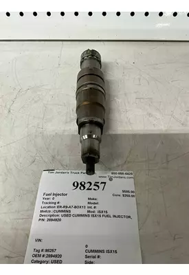 CUMMINS ISX15 Fuel Injector