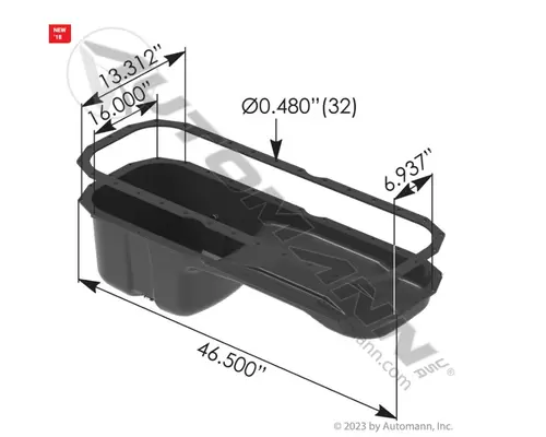 CUMMINS ISX15 OIL PAN