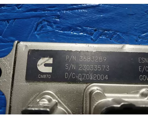 CUMMINS ISX ECM