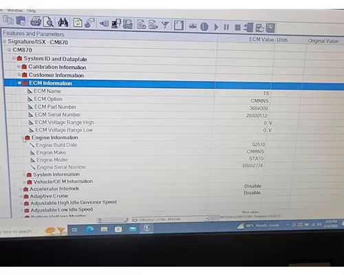 CUMMINS ISX ECM