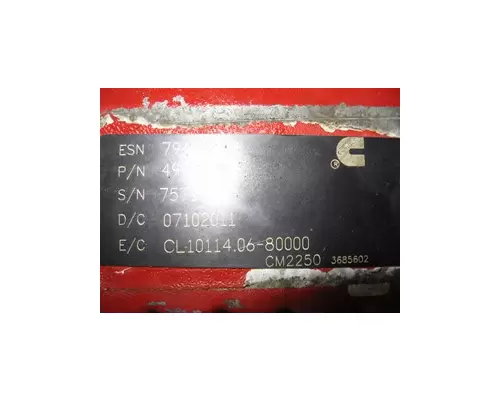 CUMMINS ISX ECM