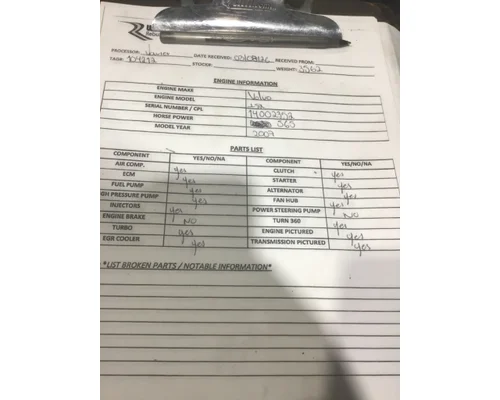 CUMMINS ISX Engine Assembly