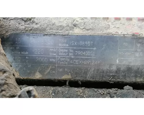 CUMMINS ISX Engine Assembly