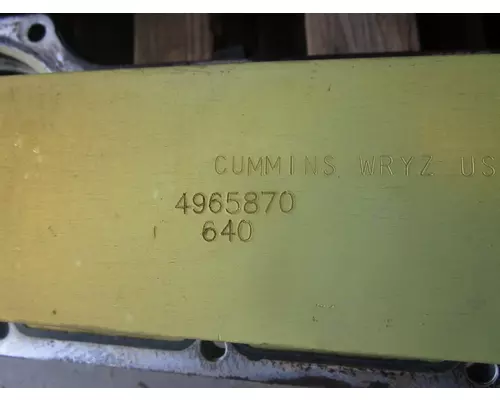 CUMMINS ISX Engine Oil Cooler