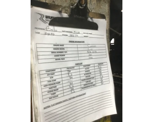 CUMMINS L10 Engine Assembly