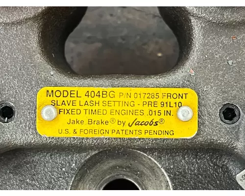 CUMMINS L10 JakeEngine Brake