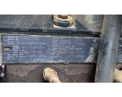 CUMMINS M11 CELECT+ Engine Assembly