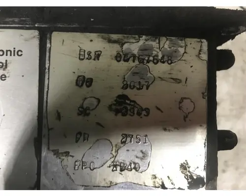 CUMMINS M11 CELECT Engine Control Module (ECM)
