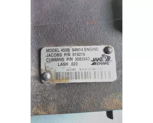 CUMMINS N14 CELECT   410-435 HP ENGINE BRAKE