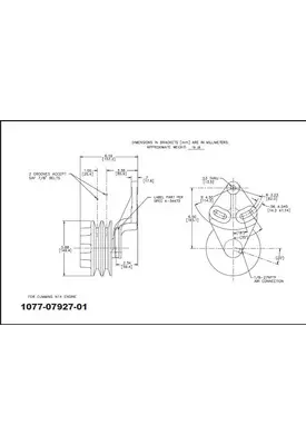 CUMMINS N14-Kysor_1077-07927-01 Fan Clutch