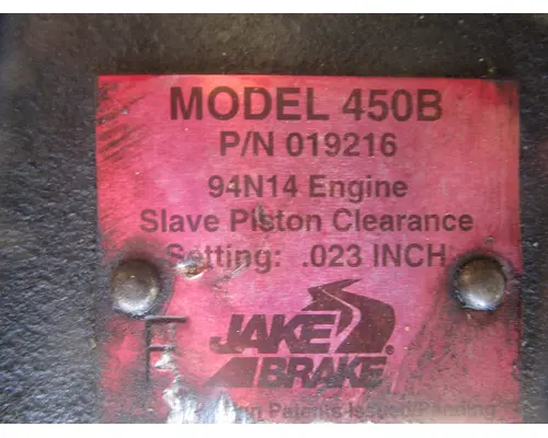 CUMMINS N14 JakeEngine Brake