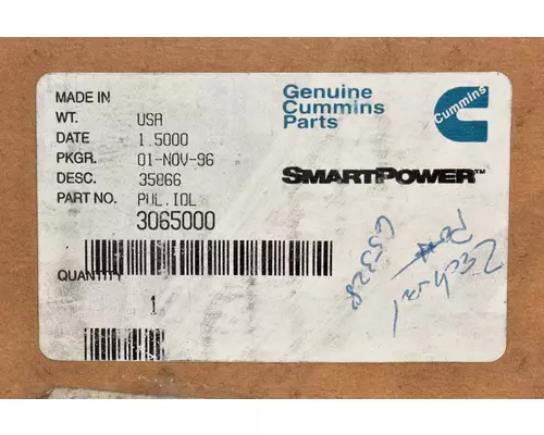 CUMMINS NH/NT 855 Engine Parts, Misc.