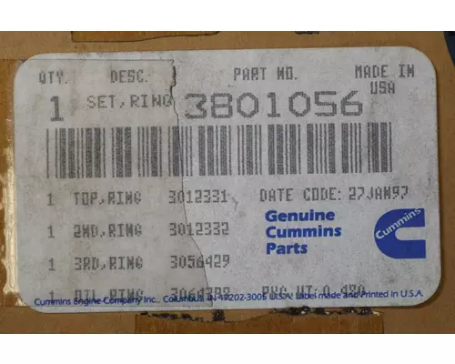 CUMMINS NH/NT 855 Engine Reman Kit