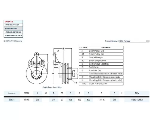 CUMMINS NTC-HortonDD_981905 Fan Clutch