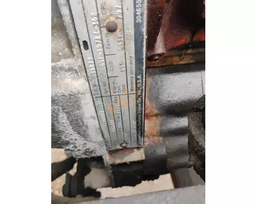 CUMMINS NTC350 Engine Assembly