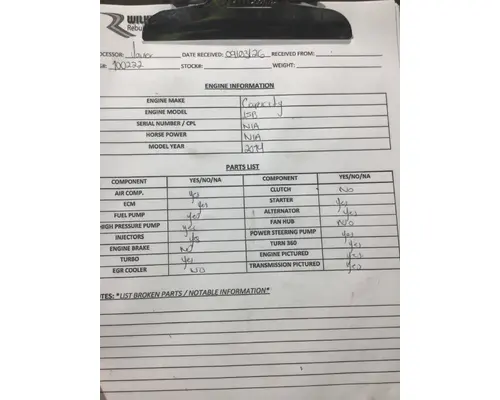 CUMMINS QSB 6.7 Engine Assembly