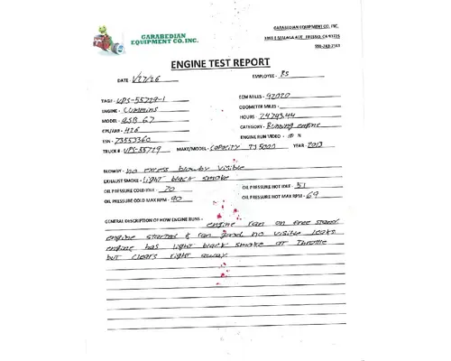 CUMMINS QSB6.7 Engine Assembly