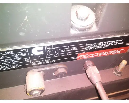 CUMMINS QSM 5536 ENGINE ASSEMBLY