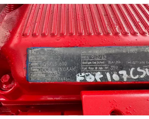 CUMMINS QSX15 Engine Assembly