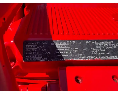 CUMMINS QSX15 Engine Assembly