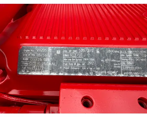 CUMMINS QSX15 Engine Assembly