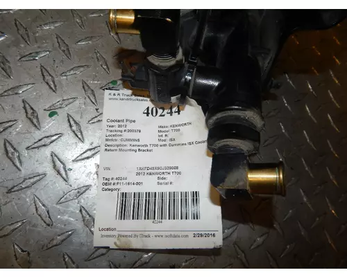 CUMMINS T700 VALVES