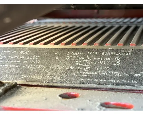CUMMINS X-15 Engine Assembly