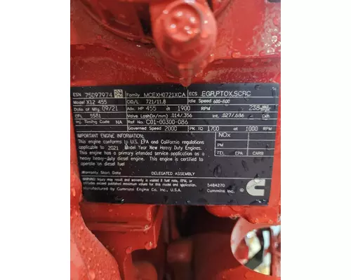 CUMMINS X12 Engine Assembly