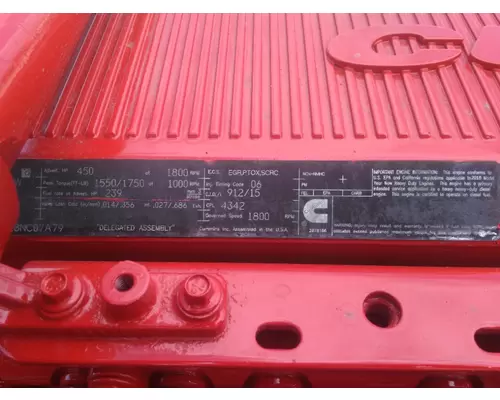 CUMMINS X15 4342 ENGINE ASSEMBLY