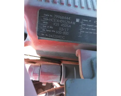 CUMMINS X15 4342 ENGINE ASSEMBLY