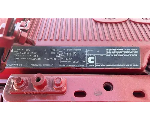 CUMMINS X15 4342 ENGINE ASSEMBLY