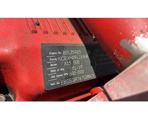 CUMMINS X15 4342 ENGINE ASSEMBLY