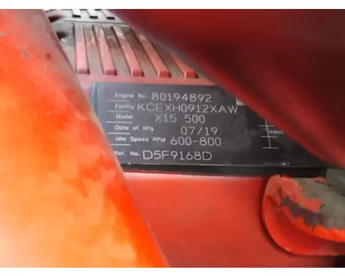 CUMMINS X15 4342 ENGINE ASSEMBLY