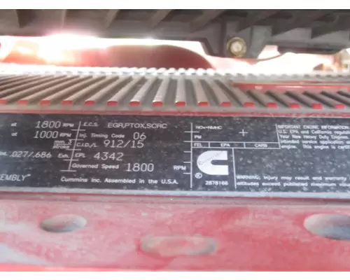 CUMMINS X15 4342 ENGINE ASSEMBLY