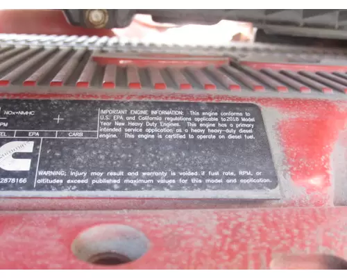 CUMMINS X15 4342 ENGINE ASSEMBLY