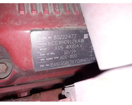 CUMMINS X15 4342 ENGINE ASSEMBLY