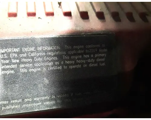 CUMMINS X15 4342 ENGINE ASSEMBLY