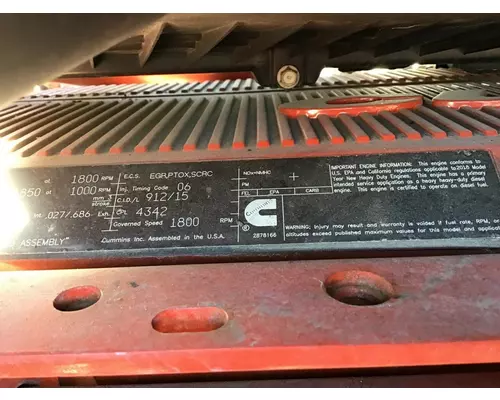 CUMMINS X15 4342 ENGINE ASSEMBLY