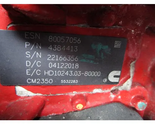CUMMINS X15_4384413 Electronic Engine Control Module