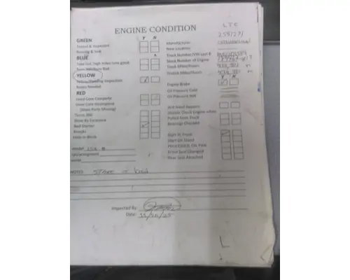 CUMMINS X15 5348 ENGINE ASSEMBLY