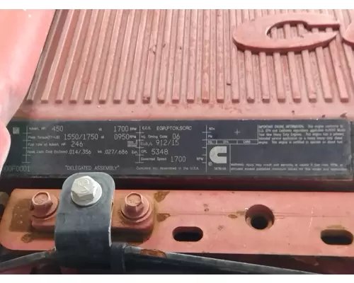 CUMMINS X15 5348 ENGINE ASSEMBLY