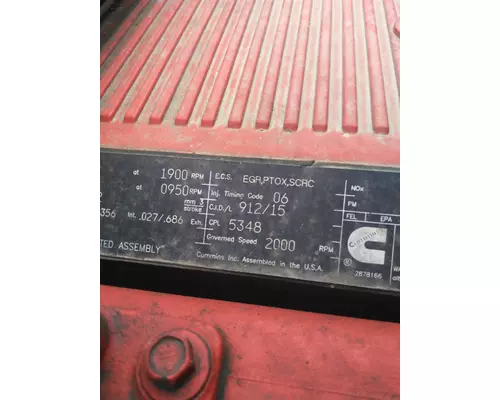 CUMMINS X15 5348 ENGINE ASSEMBLY