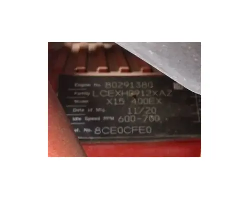 CUMMINS X15 5348 ENGINE ASSEMBLY