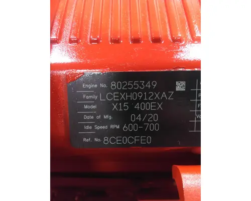 CUMMINS X15 5348 ENGINE ASSEMBLY
