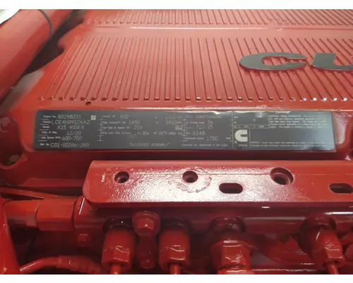 CUMMINS X15 5348 ENGINE ASSEMBLY