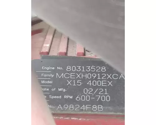 CUMMINS X15 5535 ENGINE ASSEMBLY